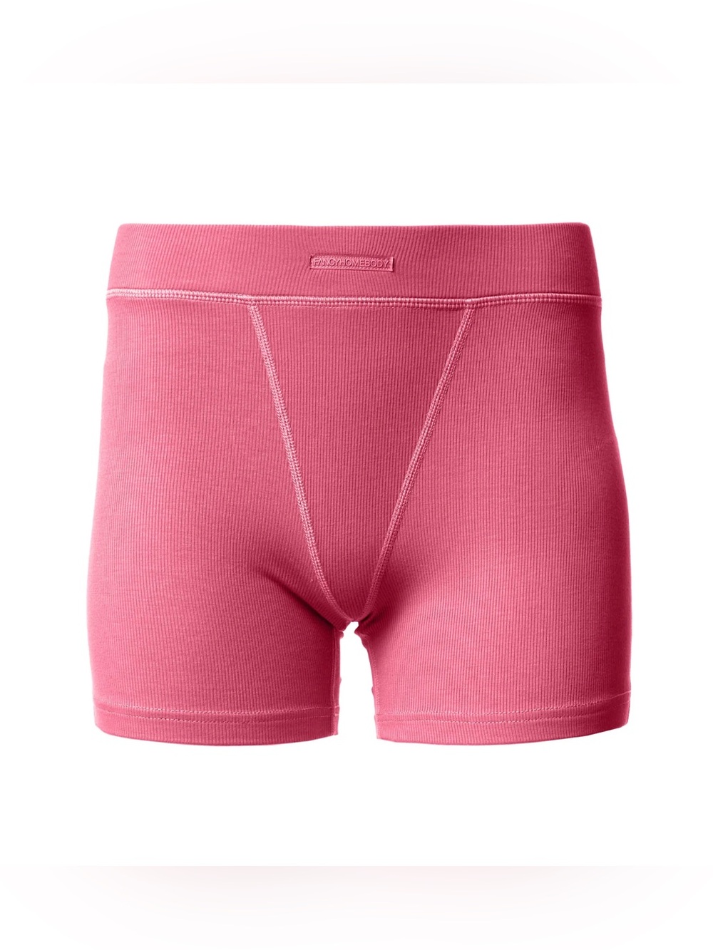 Fancy Homebody Soft Rib Boxer Shorts - Berry